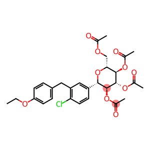 2-氯-5-(2,3,4,6-四-O-乙酰基-β-D-吡喃葡萄糖-1-基)-4'-乙氧基二苯甲烷