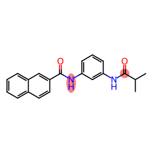 N-[3-(isobutyrylamino)phenyl]-2-naphthamide