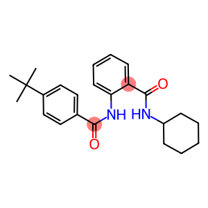 2-[(4-tert-butylbenzoyl)amino]-N-cyclohexylbenzamide