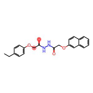 2-(4-ethylphenoxy)-N'-[(naphthalen-2-yloxy)acetyl]acetohydrazide