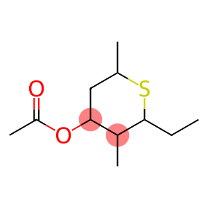 2H-Thiopyran-4-ol, 2-ethyltetrahydro-3,6-dimethyl-, 4-acetate