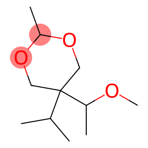 1,3-Dioxane, 5-(1-methoxyethyl)-2-methyl-5-(1-methylethyl)-