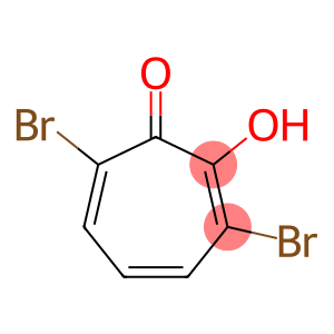 2-Hydroxy-3,7-dibromo-2,4,6-cycloheptatriene-1-one