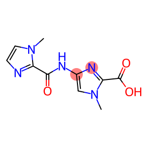 4-(1-methylimidazole-2- carboxamido)-1-methylimidazole-2- carboxylic acid