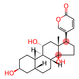 22-dienolide,3-beta,11-alpha,14-trihydroxy-5-beta-bufa-2