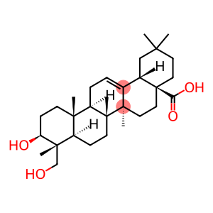 (3beta,5xi,9xi,18xi)-3,23-dihydroxyolean-12-en-28-oic acid