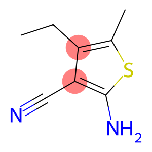 2-氨基-4-乙基-5-甲基-3-氰基噻吩