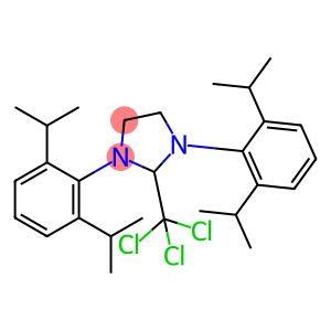 Imidazolidine, 1,3-bis[2,6-bis(1-methylethyl)phenyl]-2-(trichloromethyl)-