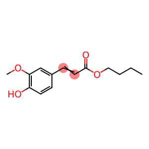 3-Methoxy-4-hydroxybenzeneacrylic acid butyl ester