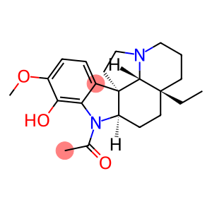 Ethanone, 1-(17-hydroxy-16-methoxyaspidospermidin-1-yl)-
