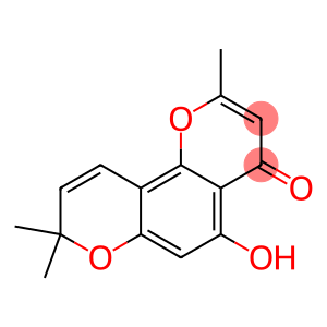 5-Hydroxy-2,8,8-trimethyl-4H,8H-benzo[1,2-b:3,4-b']dipyran-4-one