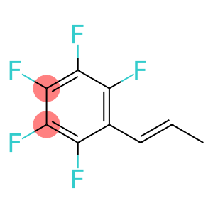 1,2,3,4,5,-Pentafluoro-6-[(1E)-prop-1-en-1-yl]benzene