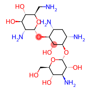 4,6-diamino-3-[(3-amino-3-deoxyhexopyranosyl)oxy]-2-hydroxycyclohexyl 2,6-diamino-2,6-dideoxyhexopyranoside