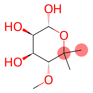 4-O-Methyl-5-C-methyl-6-deoxy-α-L-lyxo-hexopyranose