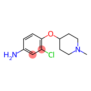 Benzenamine, 3-chloro-4-[(1-methyl-4-piperidinyl)oxy]-
