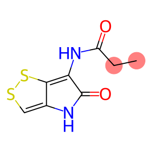 Propanamide, N-(4,5-dihydro-5-oxo-1,2-dithiolo[4,3-b]pyrrol-6-yl)-