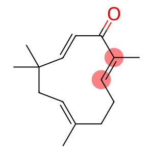 (2E,6E,10E)-2,6,9,9-tetramethylcycloundeca-2,6,10-trien-1-one