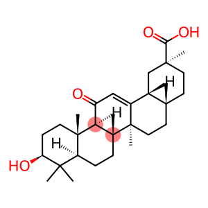 Olean-12-en-29-oic acid, 3-hydroxy-11-oxo-, (3b,20b)-
