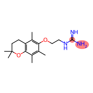 Guanidine, N-[2-[(3,4-dihydro-2,2,5,7,8-pentamethyl-2H-1-benzopyran-6-yl)oxy]ethyl]-
