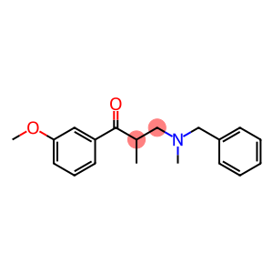 3-(Benzylmethylamino)-1-(3-methyoxyphenyl)-2-methyl-propanone