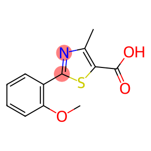 2-(2-甲氧基苯基)-4-甲基噻唑-5-羧酸