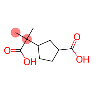 2-(3-carboxycyclopentyl)-2-methylpropionic acid