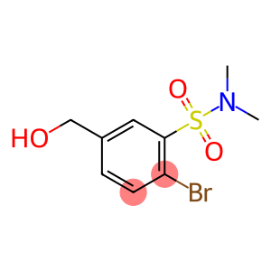 2-bromo-5-(hydroxymethyl)-N,N-dimethylbenzenesulfonamide
