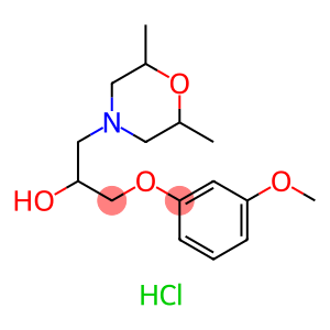 1-(2,6-Dimethylmorpholino)-3-(3-methoxyphenoxy)propan-2-ol hydrochloride