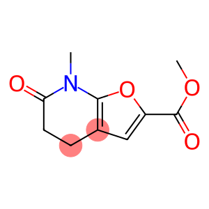 Furo[2,3-b]pyridine-2-carboxylic  acid,  4,5,6,7-tetrahydro-7-methyl-6-oxo-,  methyl  ester