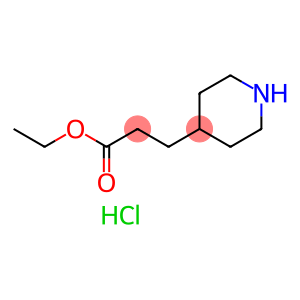 Ethyl 3-(4-piperidinyl)propanoate hydrochloride (1:1)