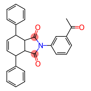 2-(3-acetylphenyl)-4,7-diphenyl-3a,4,7,7a-tetrahydro-1H-isoindole-1,3(2H)-dione