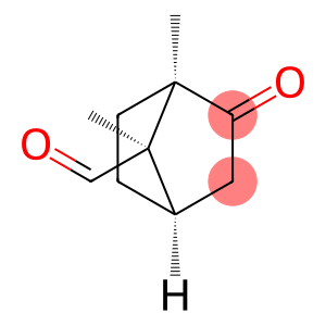 7-Norbornanecarboxaldehyde, 1,7-dimethyl-2-oxo-, trans-(+)- (8CI)