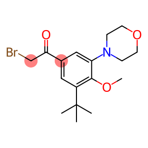 Ethanone, 2-broMo-1-[3-(1,1-diMethylethyl)-4-Methoxy-5-(4-Morpholinyl)phenyl]-