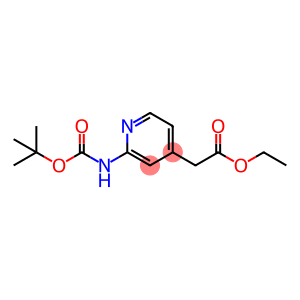 ethyl 2-(2-((tert-butoxycarbonyl)amino)pyridin-4-yl)acetate(WX191780)