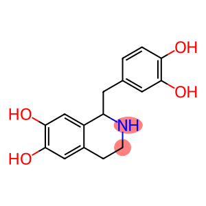 6,7-Isoquinolinediol, 1-[(3,4-dihydroxyphenyl)methyl]-1,2,3,4-tetrahydro-