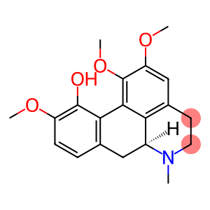 4H-Dibenzo(de,g)quinolin-11-ol, 5,6,6a,7-tetrahydro-1,2,10-trimethoxy-6-methyl-, (S)-