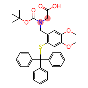 BOC-N-(4,5-DIMETHOXY-2-TRITYLSULFANYL-BZL)-GLY-OH