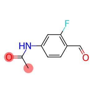 Acetamide,  N-(3-fluoro-4-formylphenyl)-