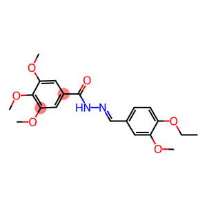 N'-(4-ethoxy-3-methoxybenzylidene)-3,4,5-trimethoxybenzohydrazide