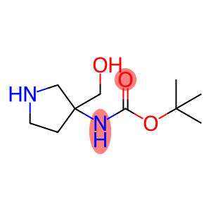 Carbamic acid, [3-(hydroxymethyl)-3-pyrrolidinyl]-, 1,1-dimethylethyl ester (9CI)