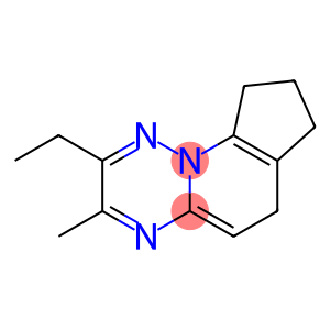 Cyclopenta[5,6]pyrido[1,2-b][1,2,4]triazine, 2-ethyl-6,7,8,9-tetrahydro-3-methyl- (9CI)