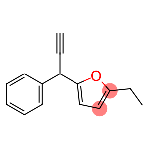 Furan, 2-ethyl-5-(1-phenyl-2-propynyl)- (9CI)