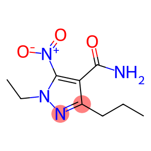 1H-Pyrazole-4-carboxamide,1-ethyl-5-nitro-3-propyl-(9CI)