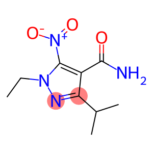 1H-Pyrazole-4-carboxamide,1-ethyl-3-(1-methylethyl)-5-nitro-(9CI)