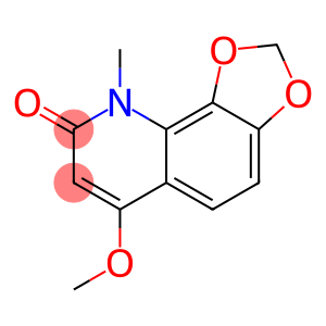 1,3-Dioxolo[4,5-h]quinolin-8(9H)-one, 6-methoxy-9-methyl-