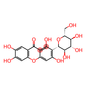 2-beta-d-glucopyranosyl-1,3,6,7-tetrahydroxy-9h-xanthen-9-one