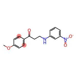1-(4-METHOXYPHENYL)-3-(3-NITROANILINO)-1-PROPANONE