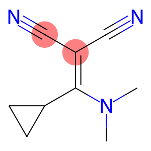 Propanedinitrile, [cyclopropyl(dimethylamino)methylene]- (9CI)
