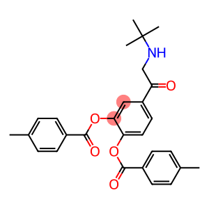 4-[[(1,1-dimethylethyl)amino]acetyl]-1,2-phenylene di-p-toluate