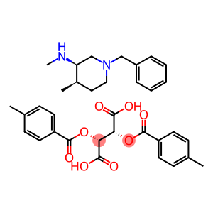 (3R,4R)-N,4-二甲基-1-(苯基甲基)-3-氨基哌啶-半-(2R,3R)-2,3-双[(4-甲基苯甲酰基)氧基]丁二酸盐